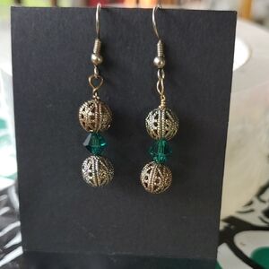 Elegant Filigree Dangle Earrings